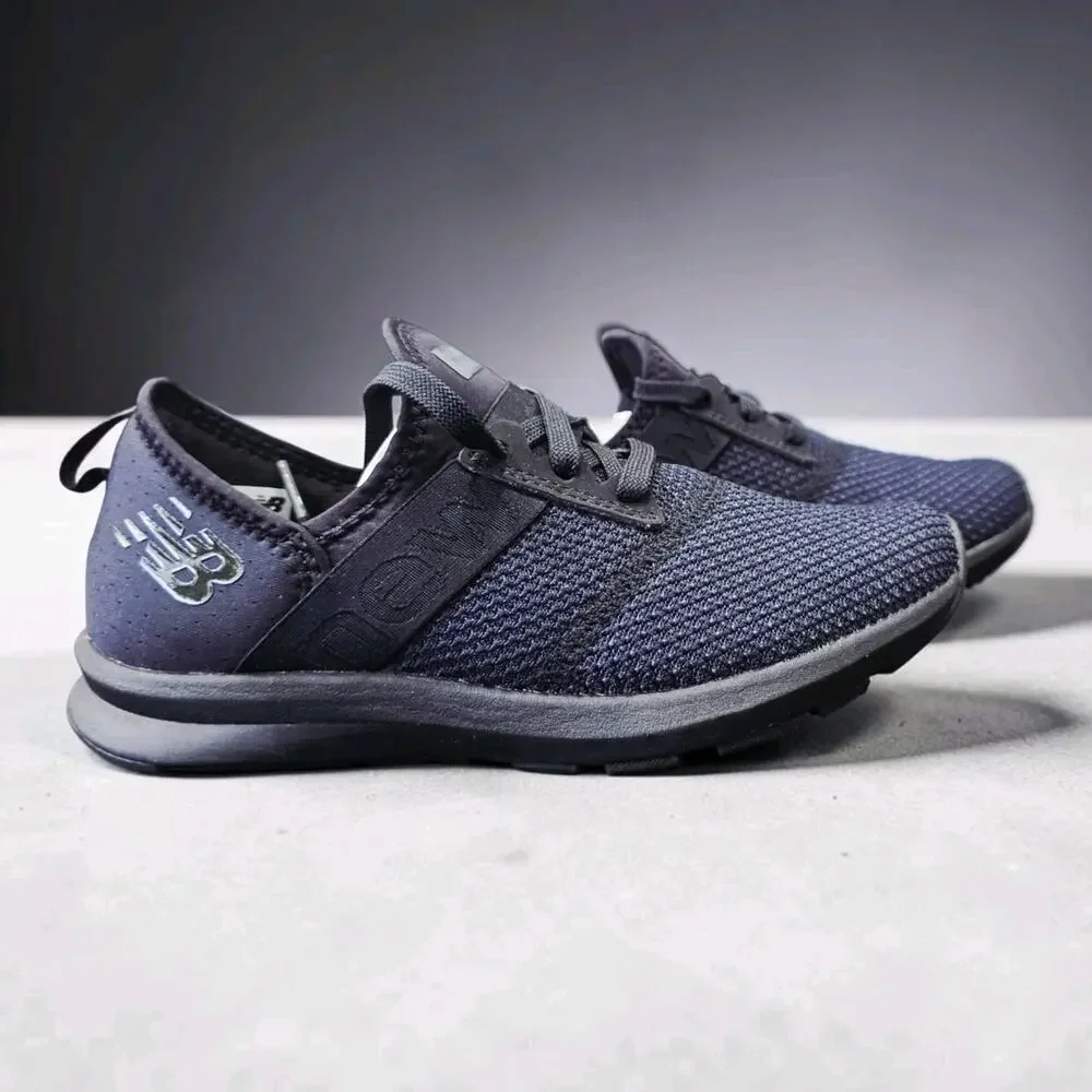 New Balance FuelCore Nergize Black Slip On Running Shoes Womens Size 5 WXNRGSK N